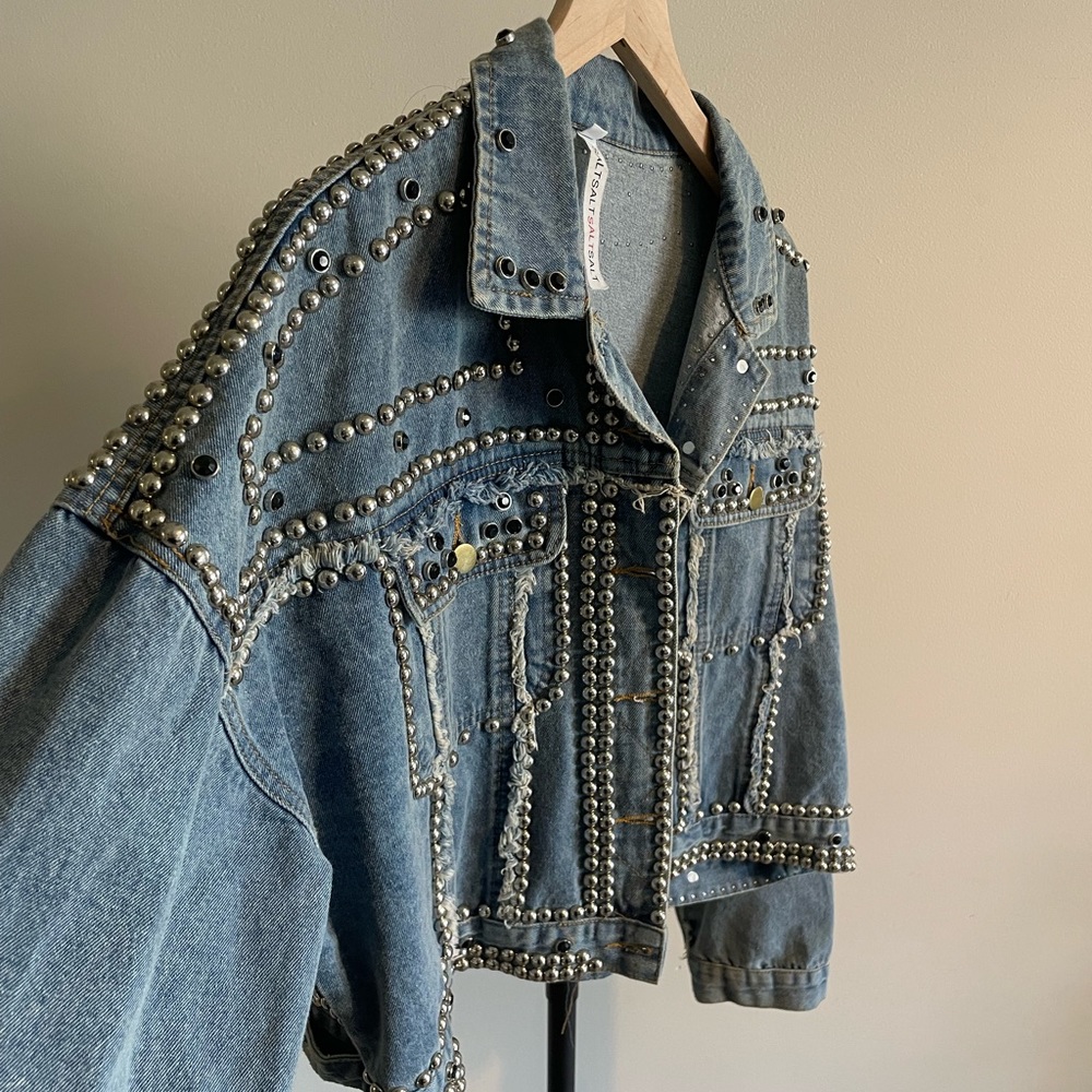 Akira Crop Jean Jacket